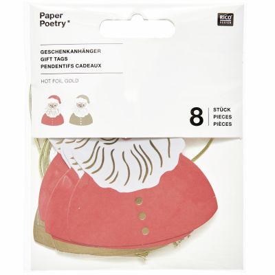 Geschenkanhänger, Weihnachtsmänner