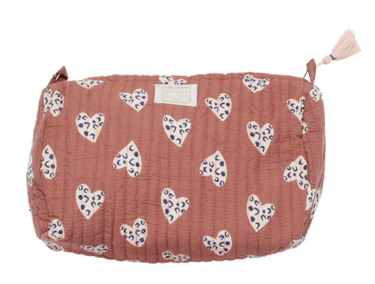 Großer Kulturbeutel - Herzen