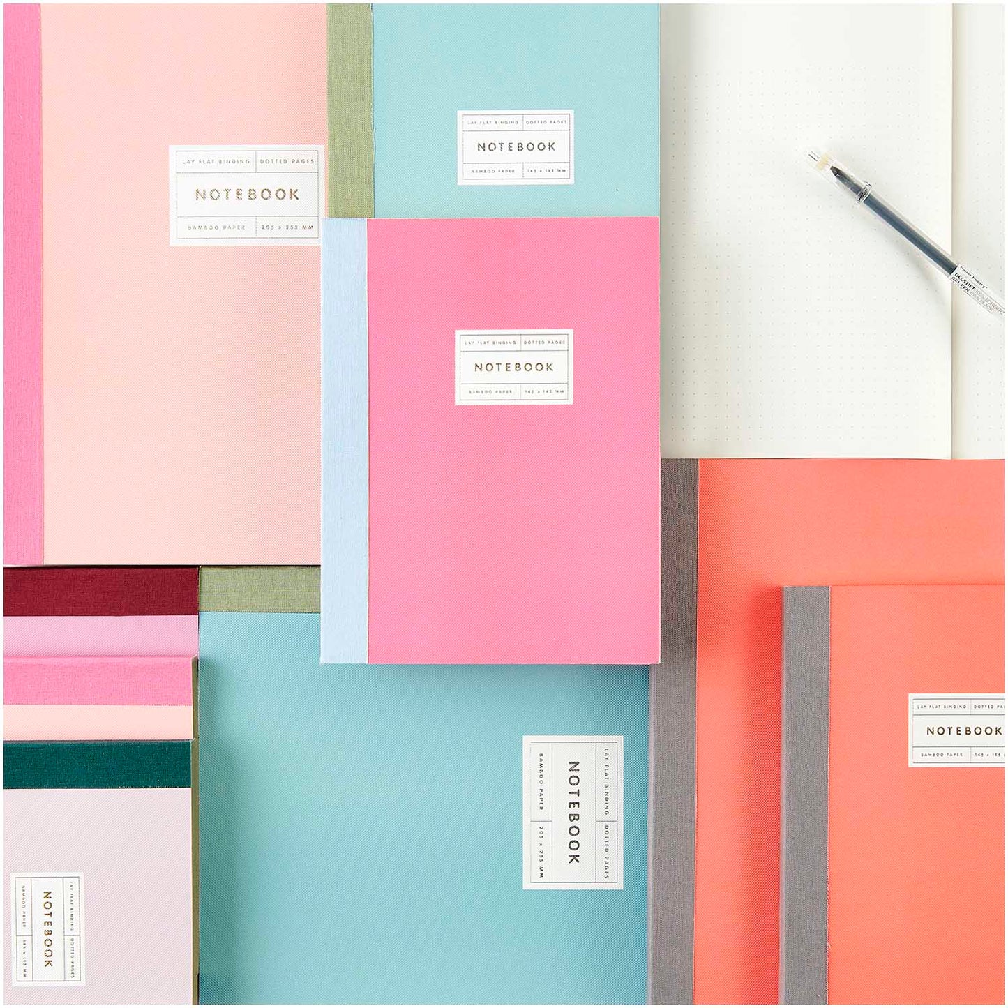 Notizbuch, diverse Farben