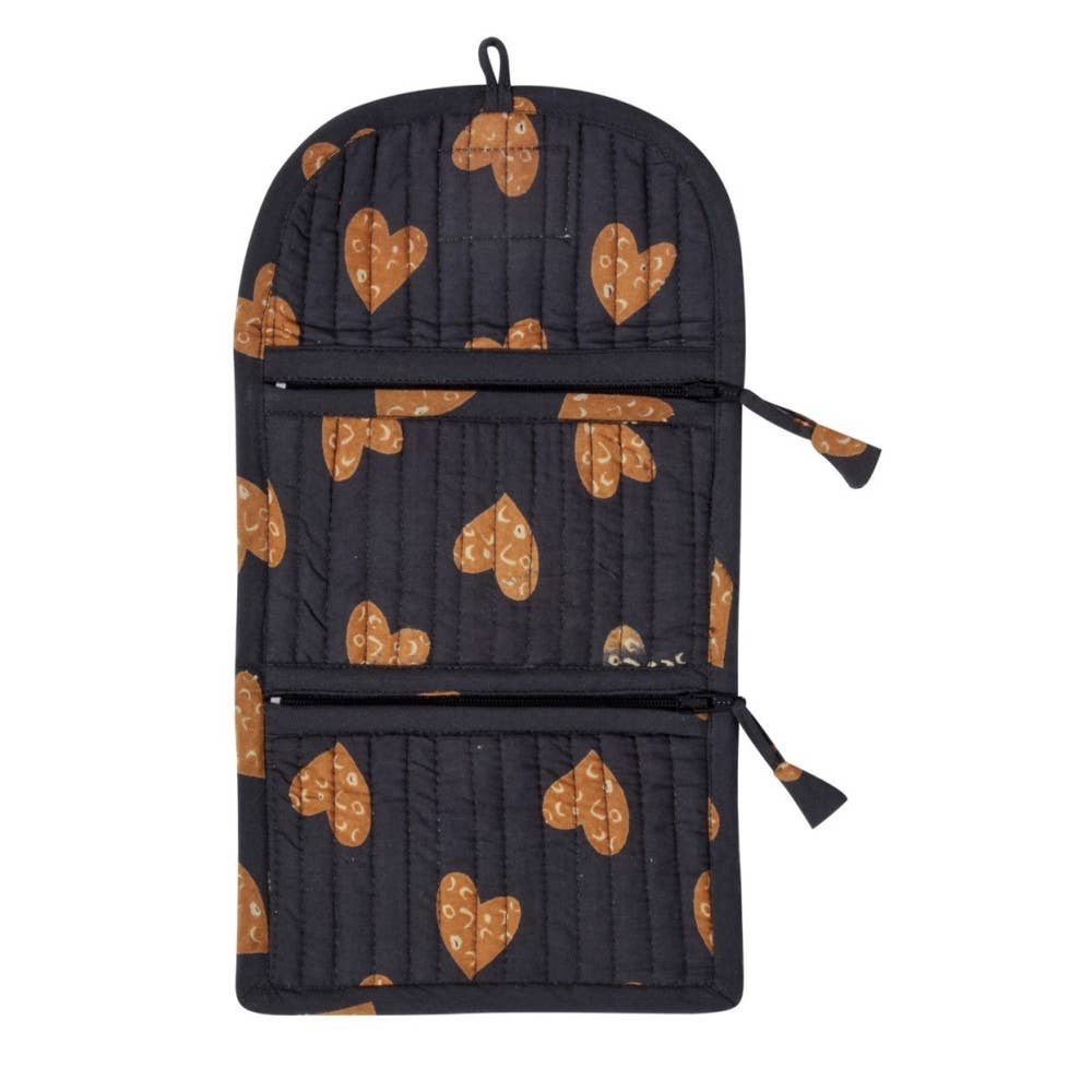 Portemonnaie - Herz, anthrazit