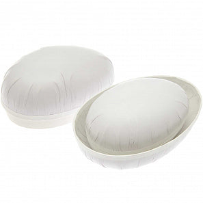 Pappmaschee Eier - Set, weiß, 3-teilig