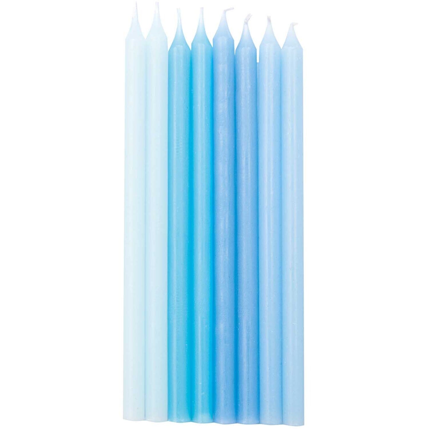Geburtstagskerzen - lang, blau