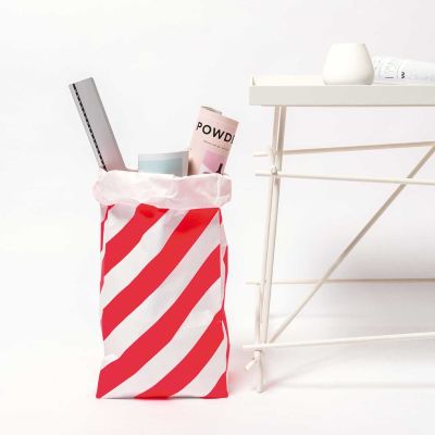 Blockbottombag - diagonale Streifen