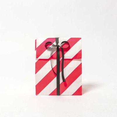 Blockbottombag - diagonale Streifen