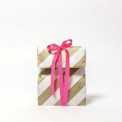 Blockbottombag - diagonale Streifen