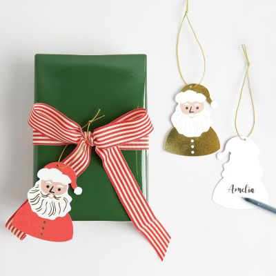 Geschenkanhänger, Weihnachtsmänner