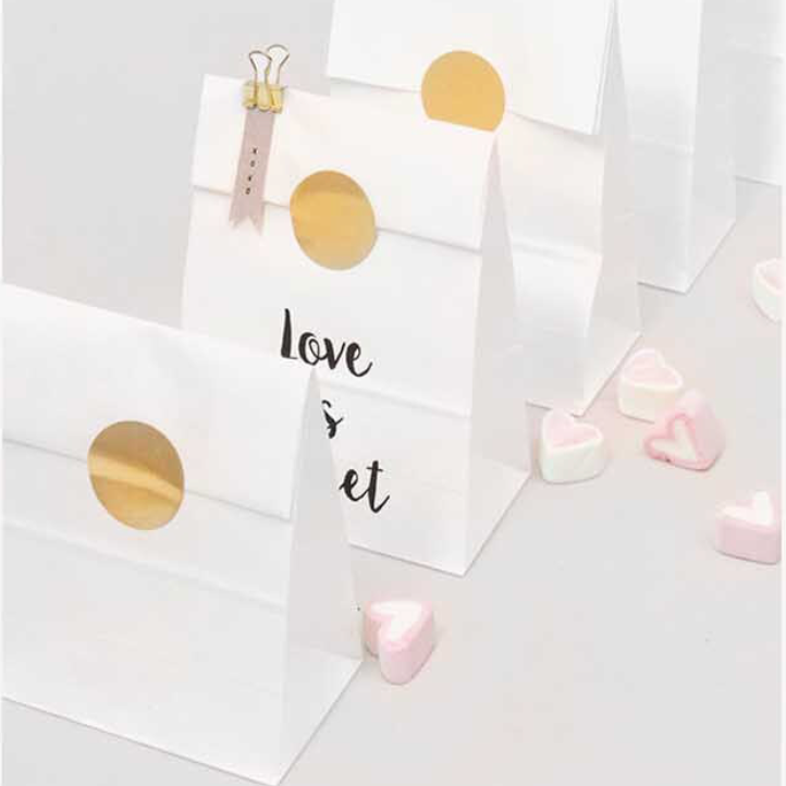 Blockbottombag & Sticker Set