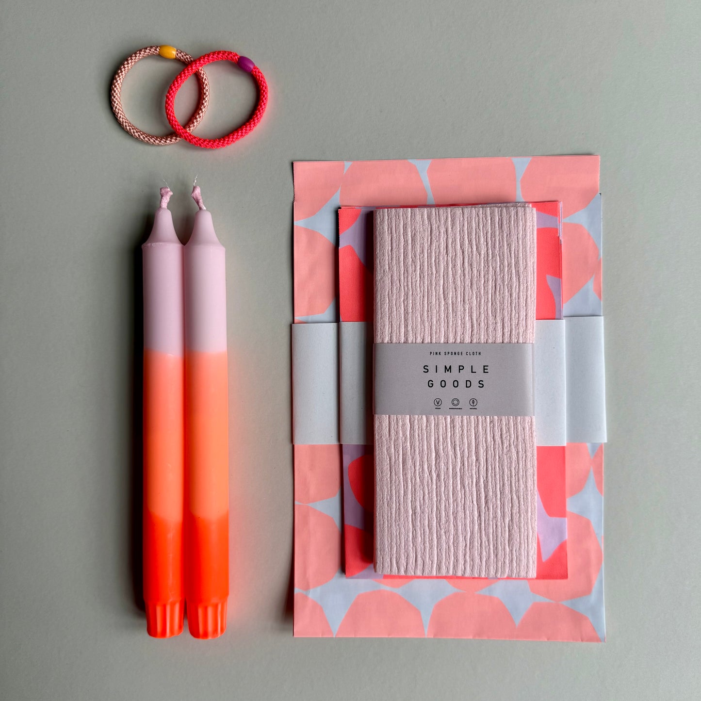 Kerze - dip dye, Greta