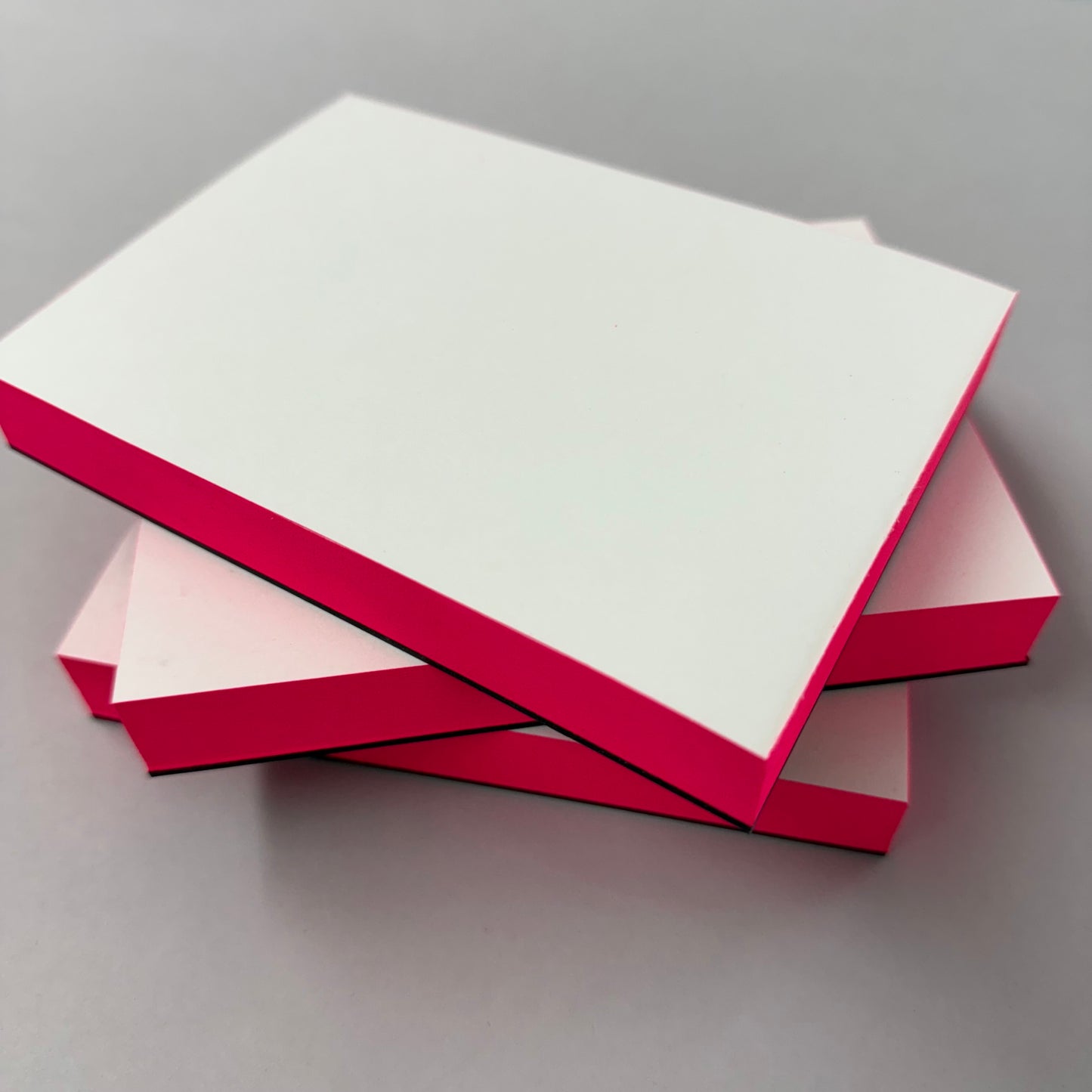 Notizblock - neon pink, neon orange & blau