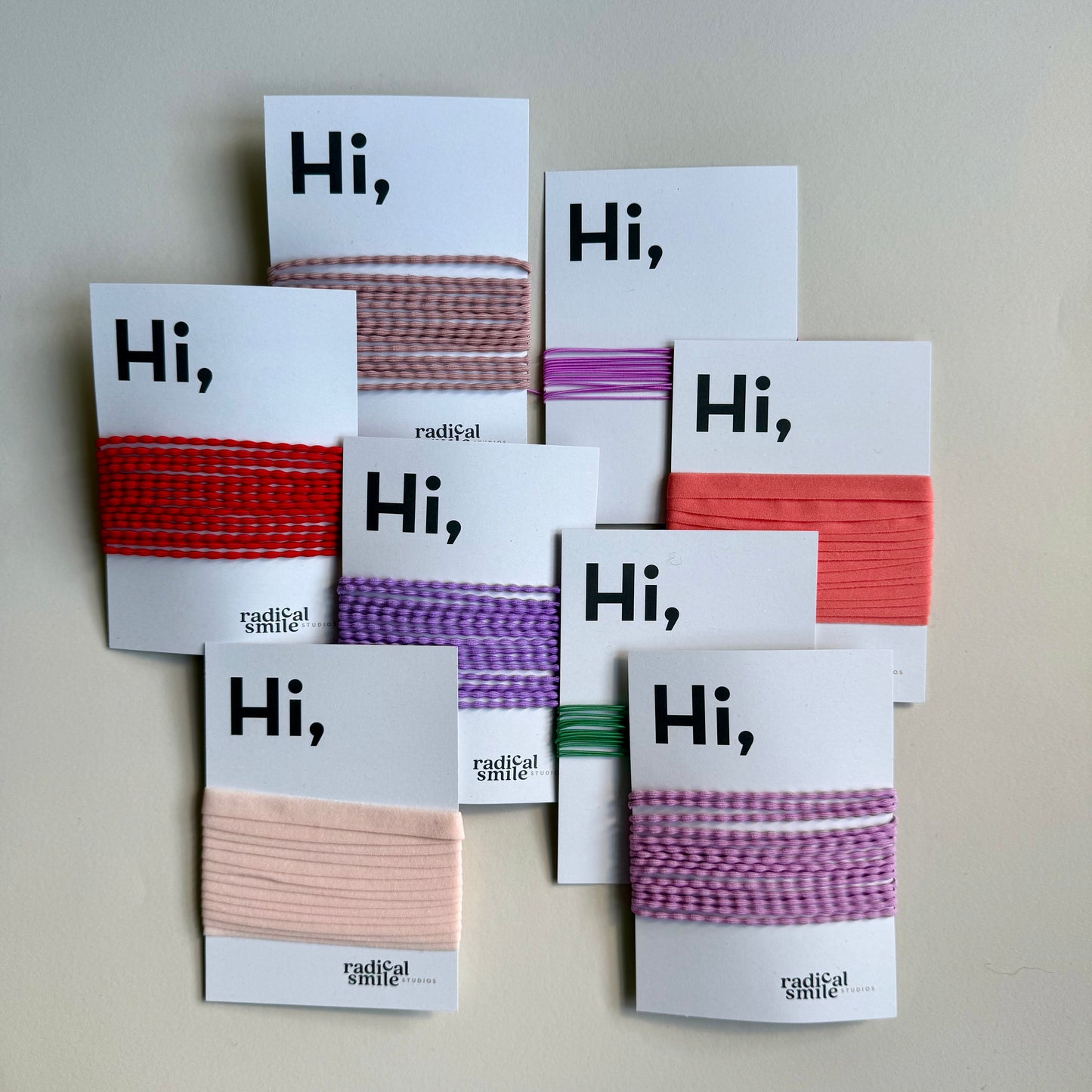 Geschenkband elastic - wellig