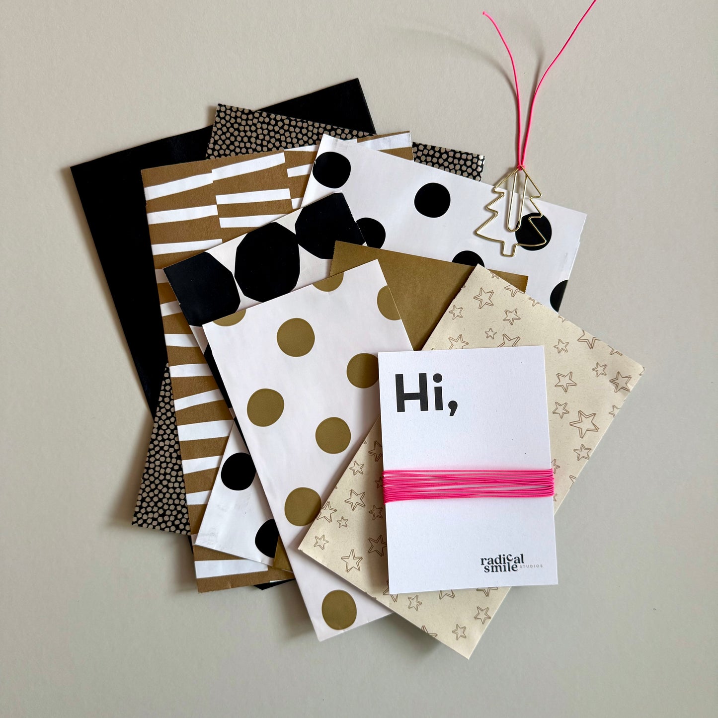 Geschenktüten Set - Black & White