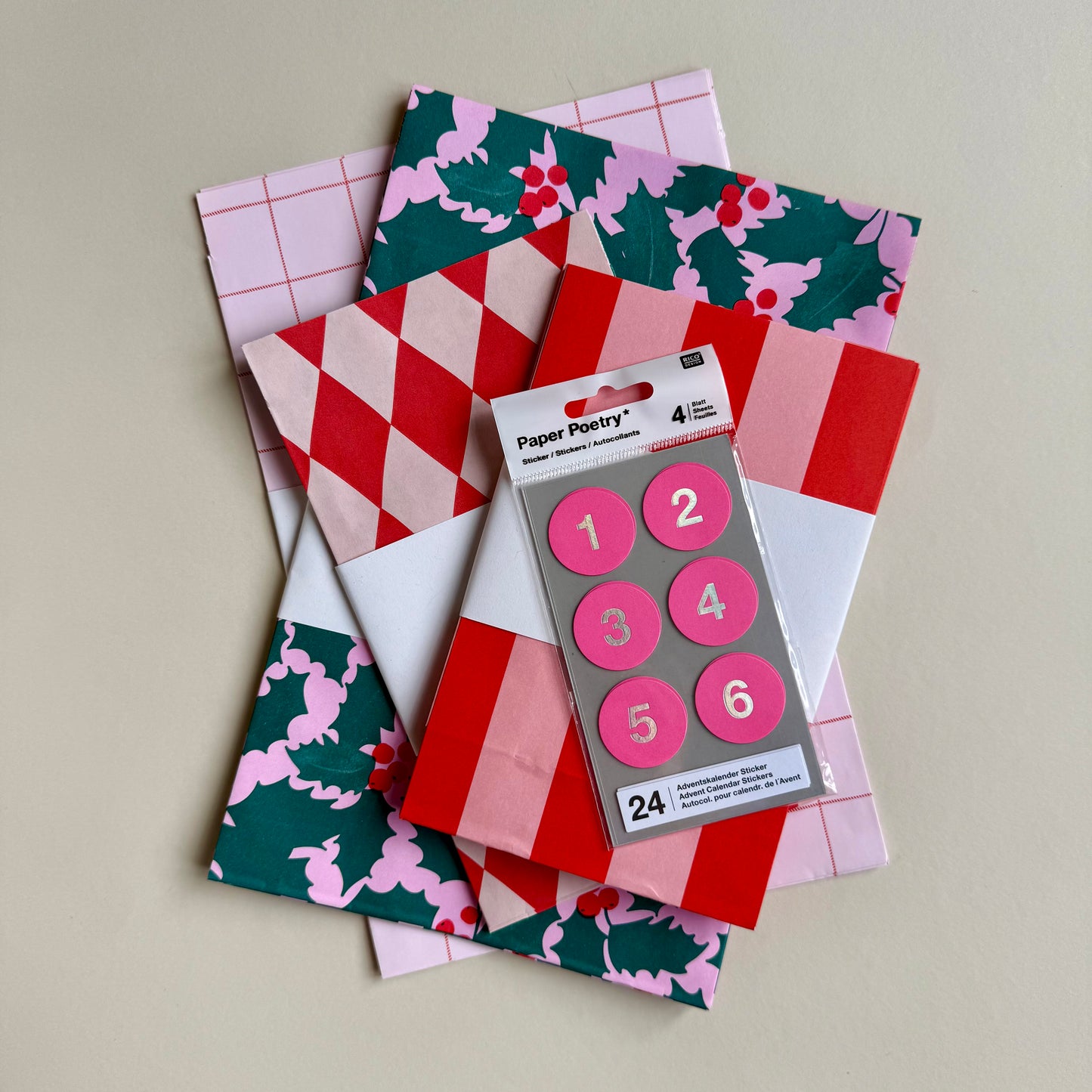 Adventskalender Bundle - Pink Ilex