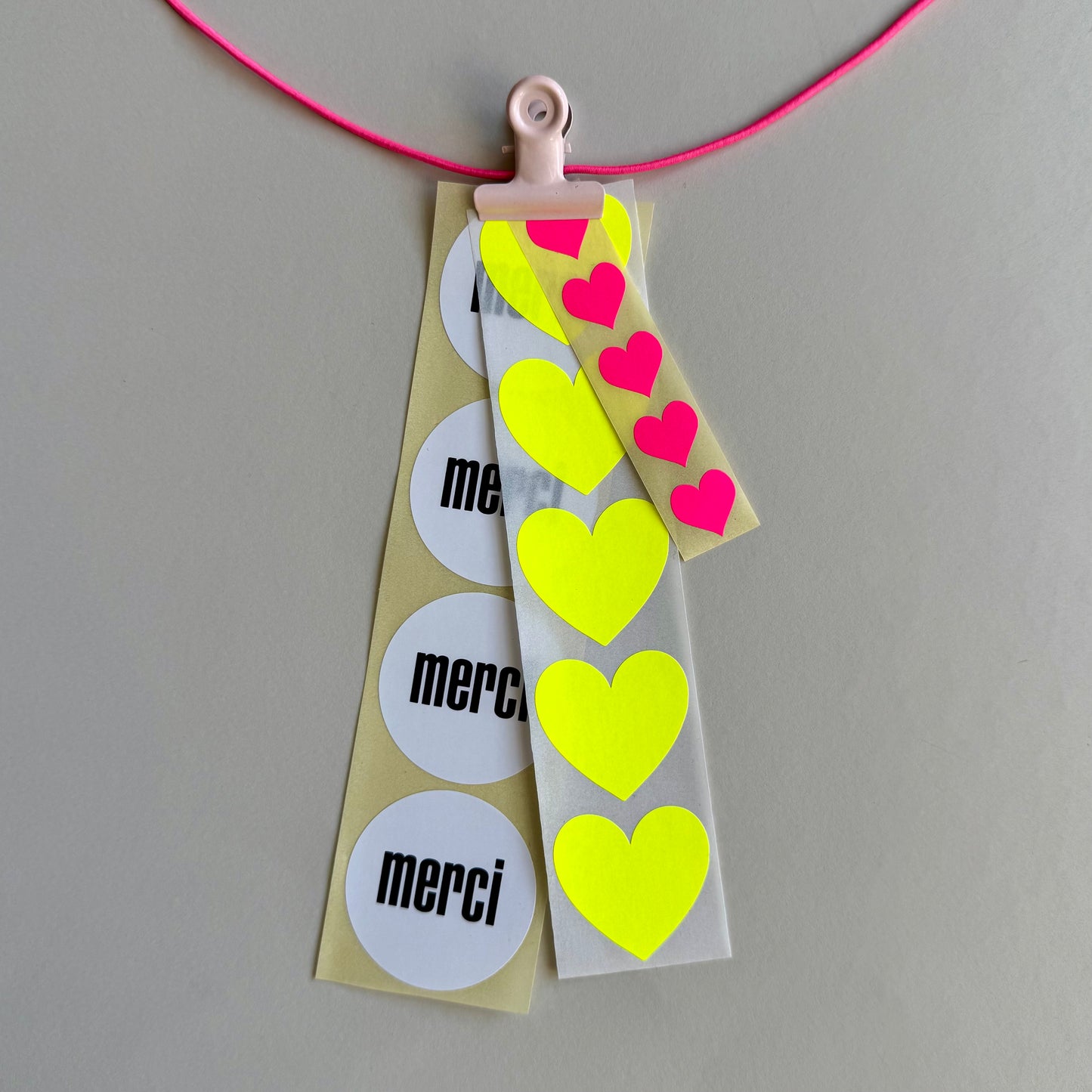 Sticker Set - Merci & Hearts