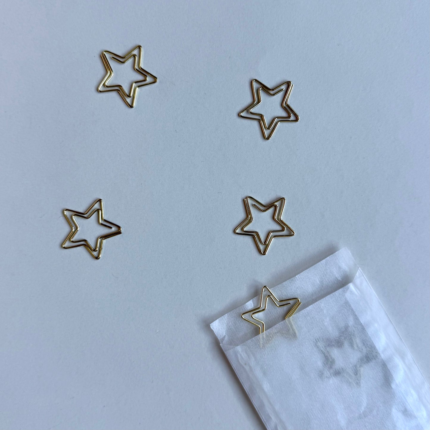 Clips X-Mas Sterne - gold