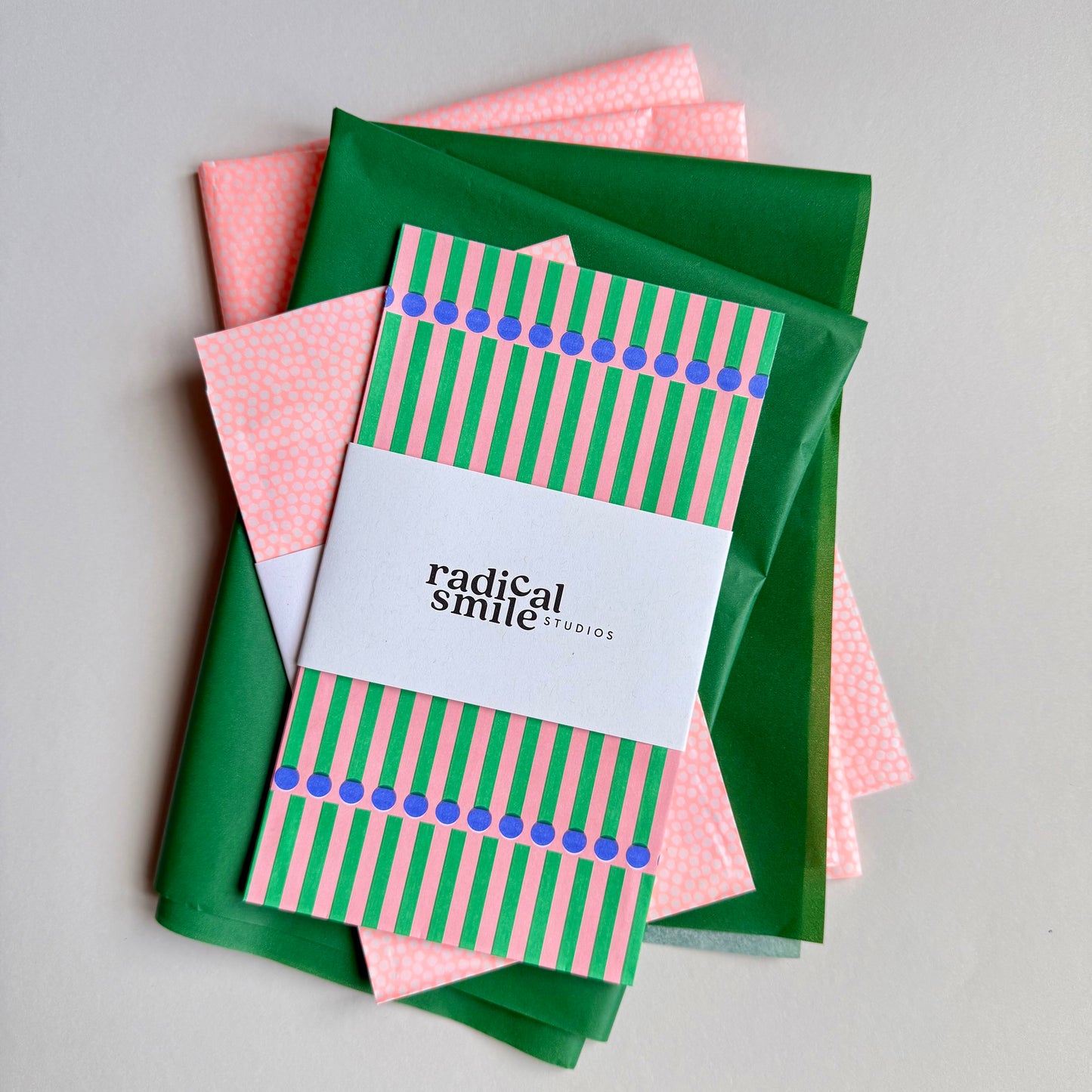 Seidenpapier - uni, grün