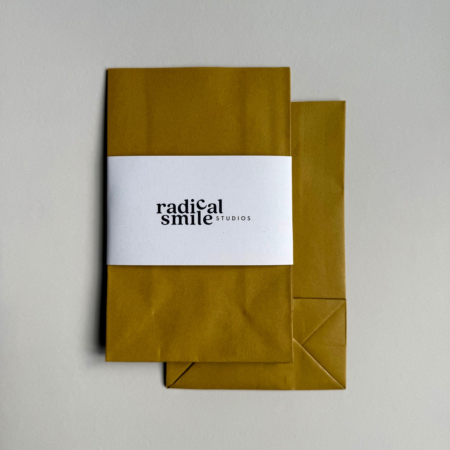 Blockbottombags - uni, oliv