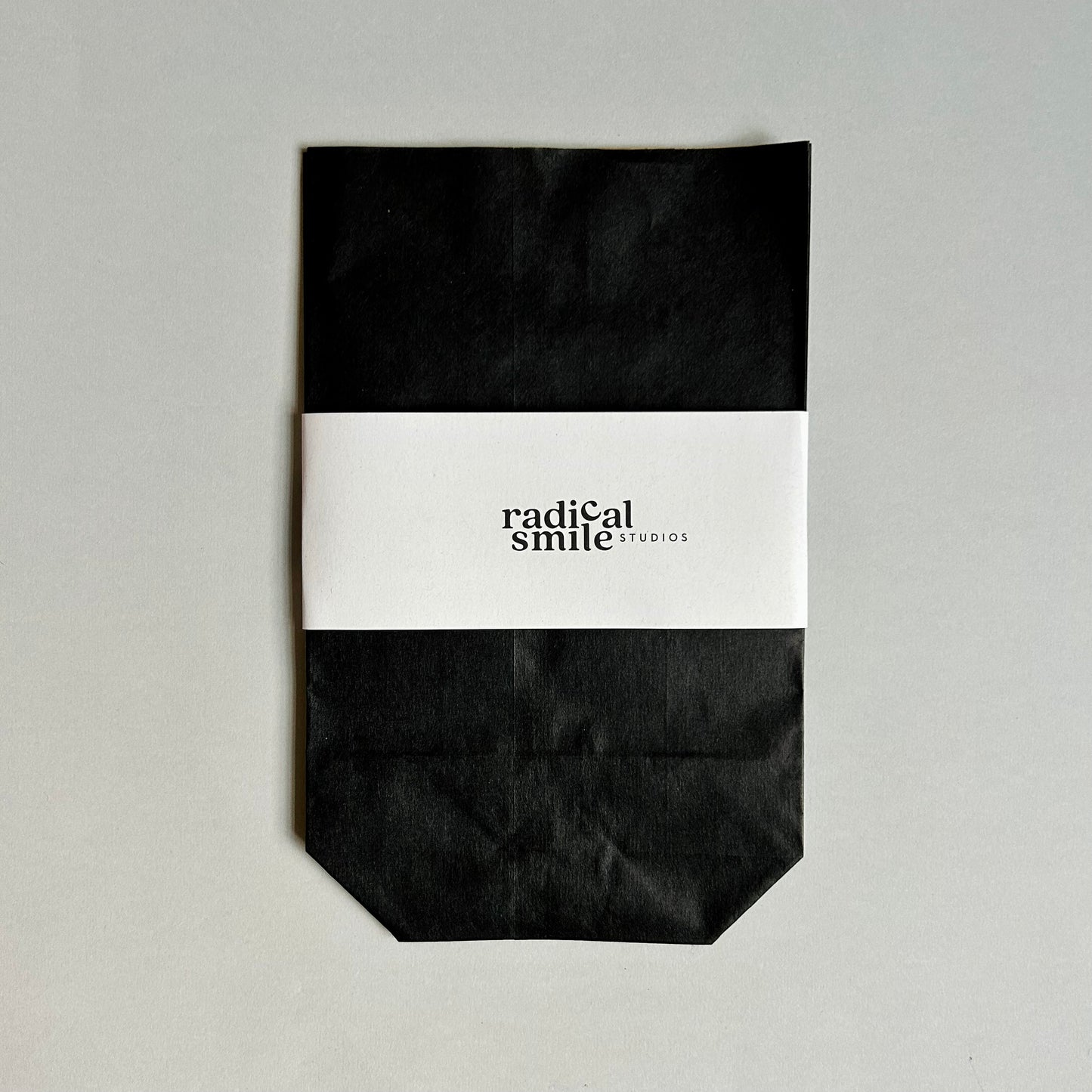 Blockbottombags - uni Kraftpapier, black, 2 Größen