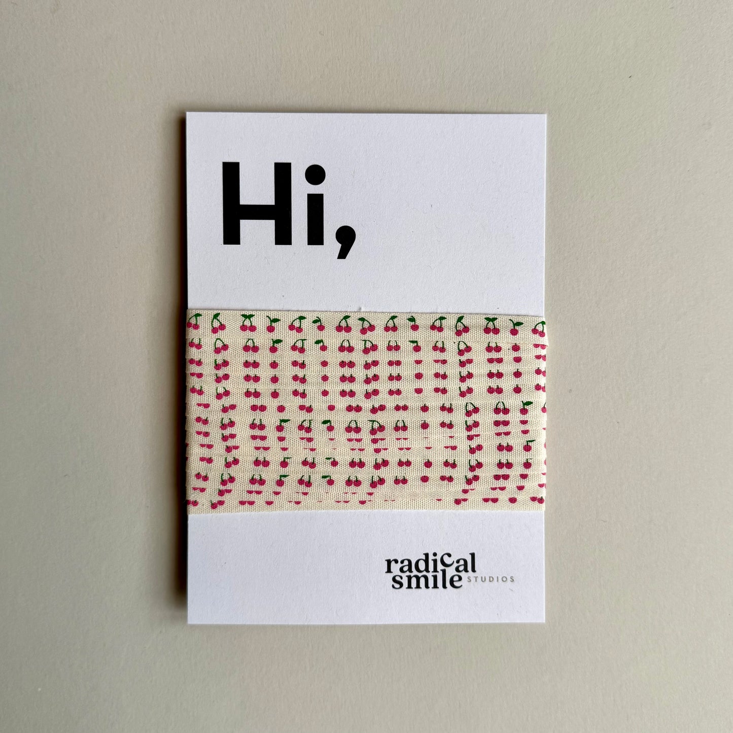 Geschenkband - Kirschen