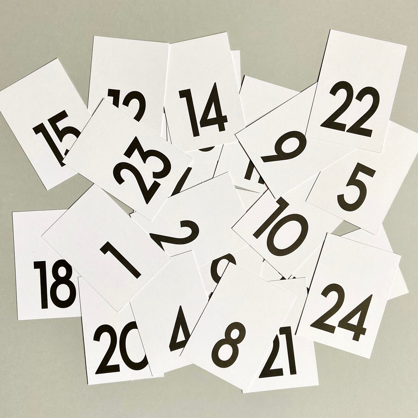 Set - Adventskalender-Zahlen