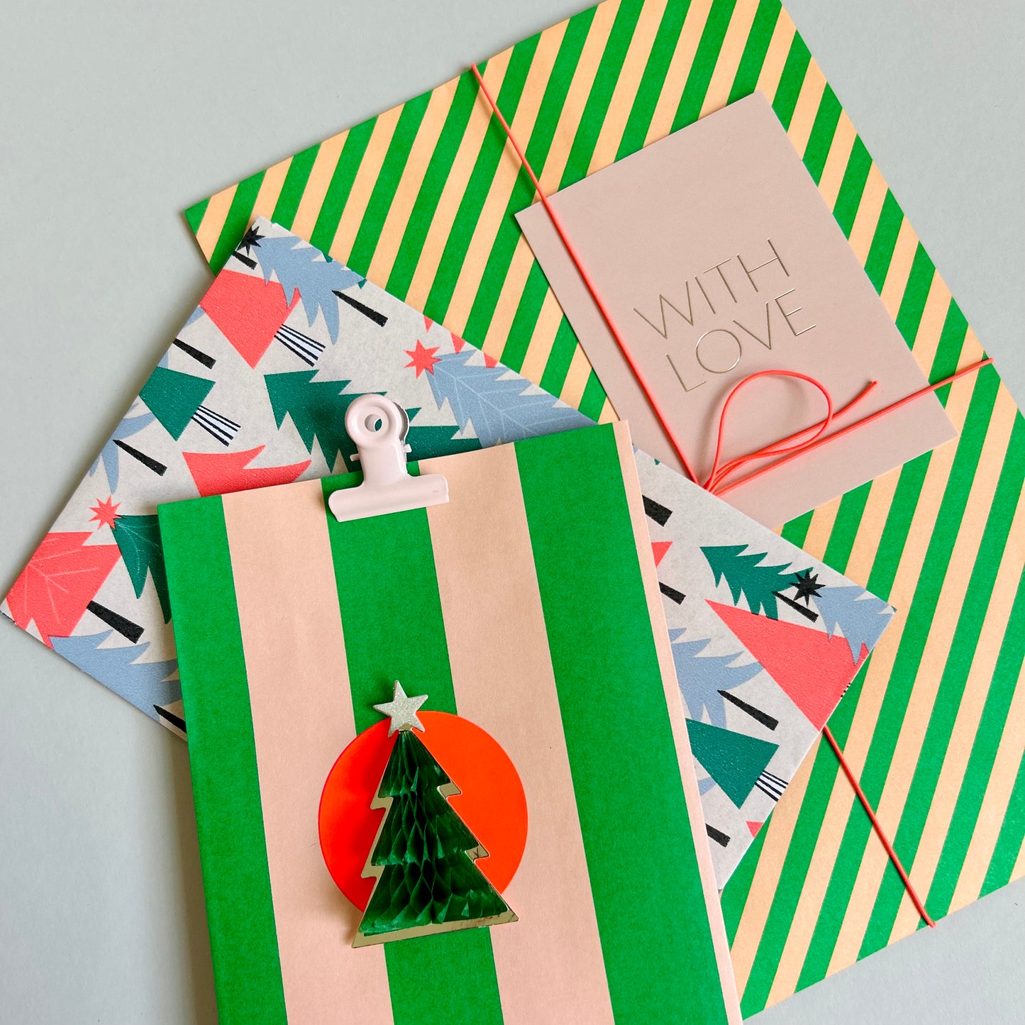 Flatbags - Tannen bunt / neon orange, diverse Größen