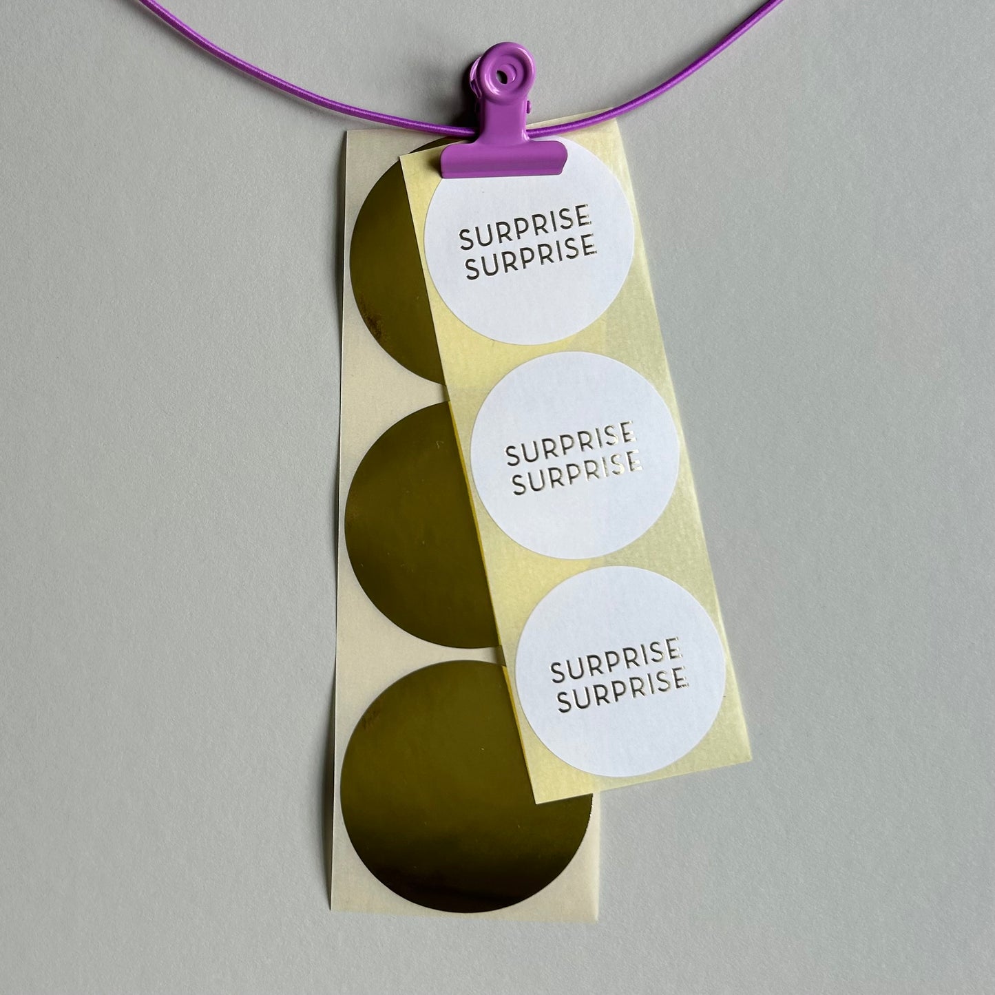 Sticker Set - Surprise gold