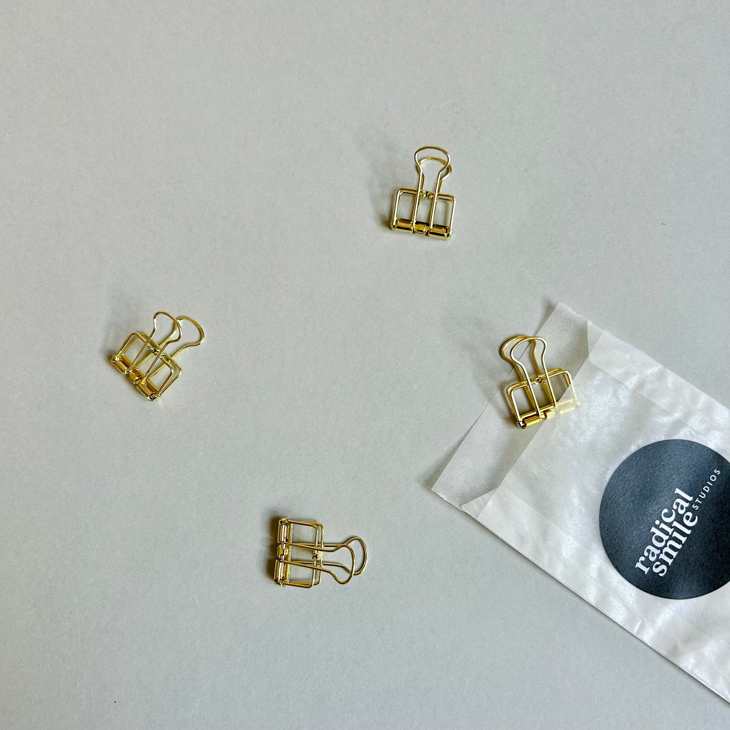 Clips - gold, 2 Größen
