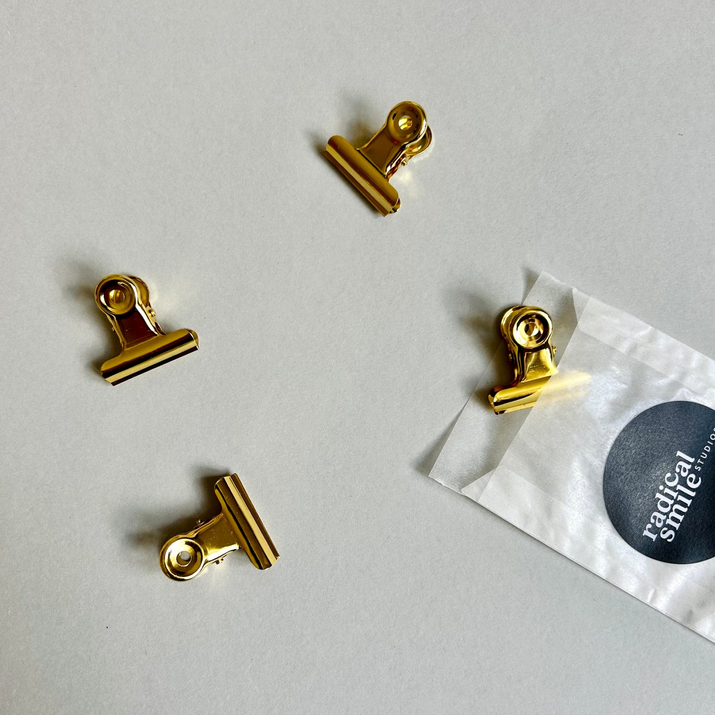 Clips - gold, 2 Größen