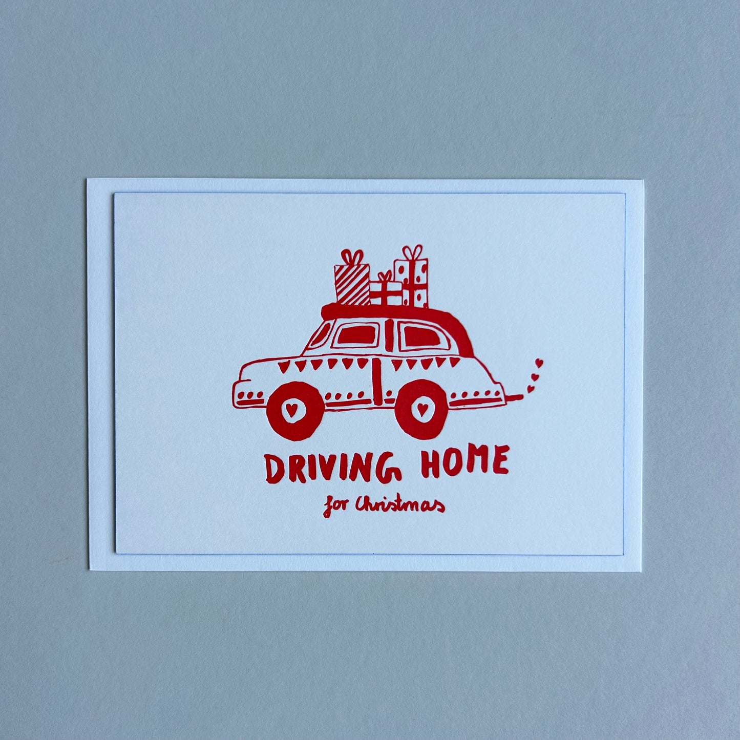 Postkarten - Letterpresse Weihnachten, diverse Motive