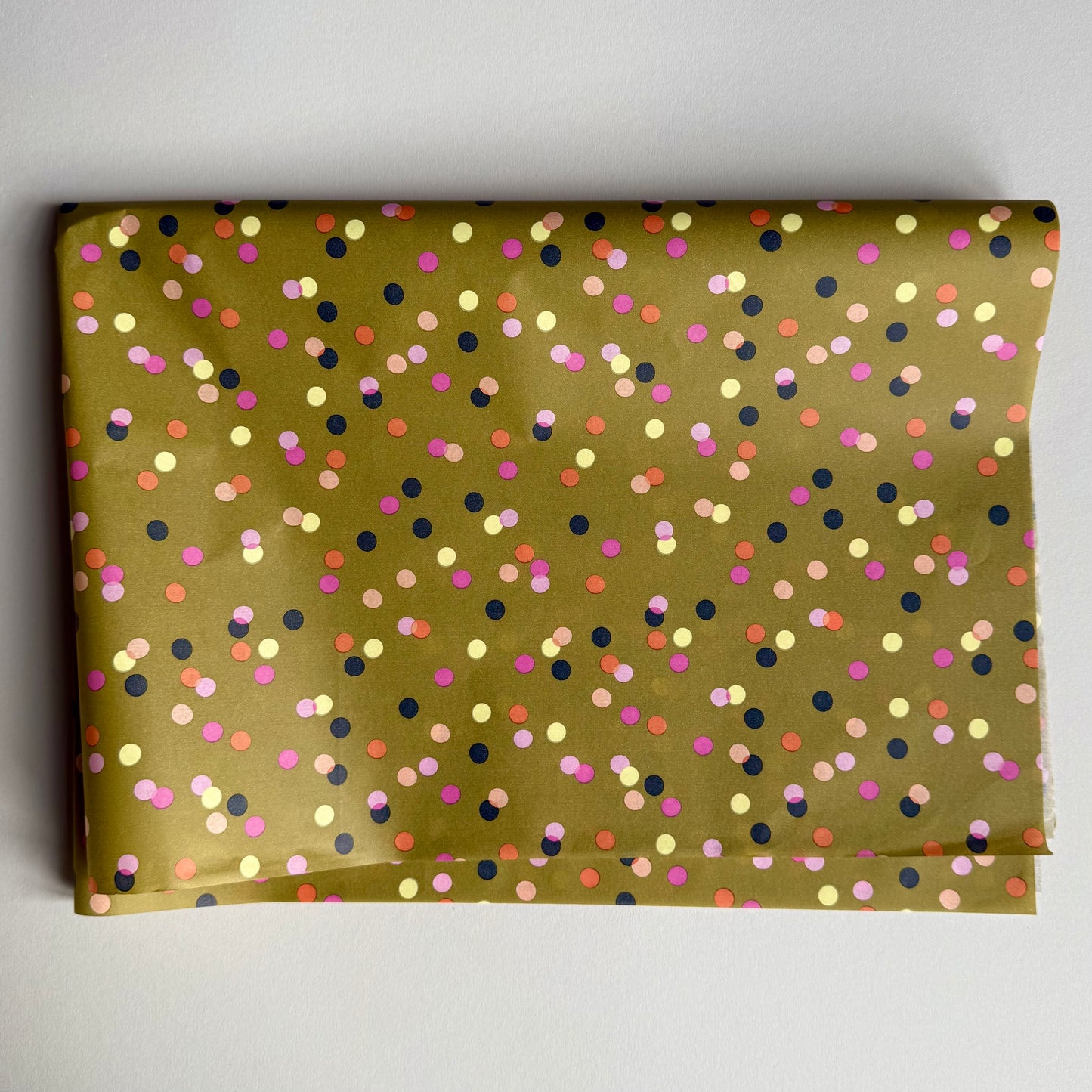 Seidenpapier - Konfetti oliv