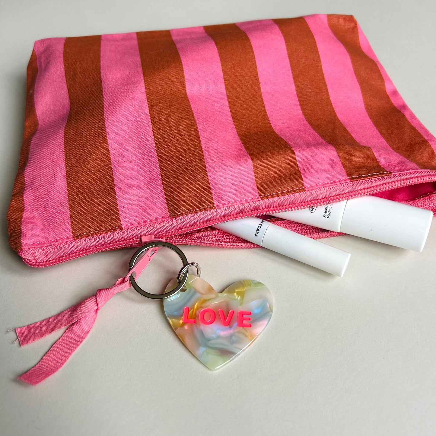 Pouch - gestreift, diverse Farben