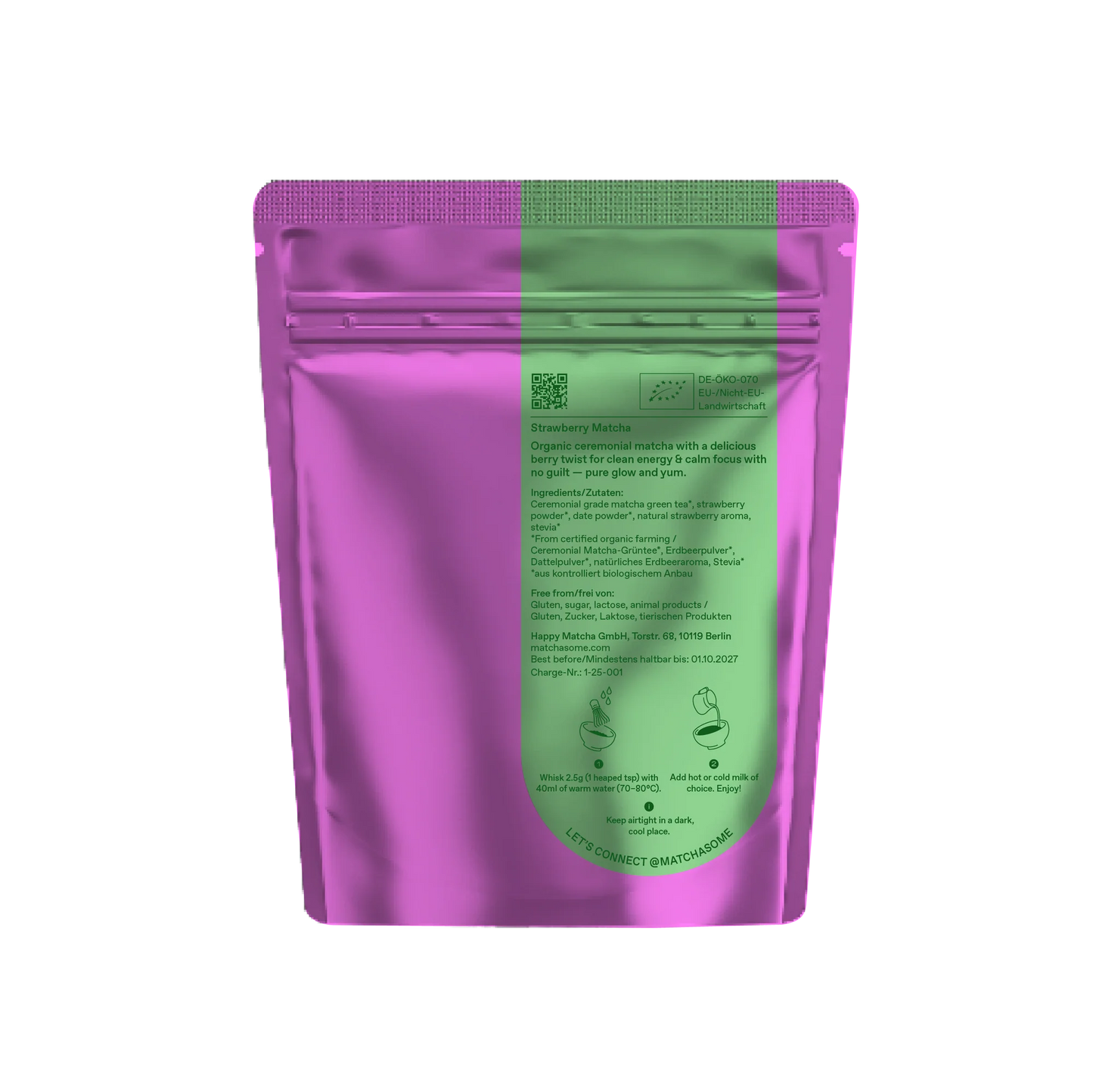 Bio Ceremonial Strawberry Matcha, 40G