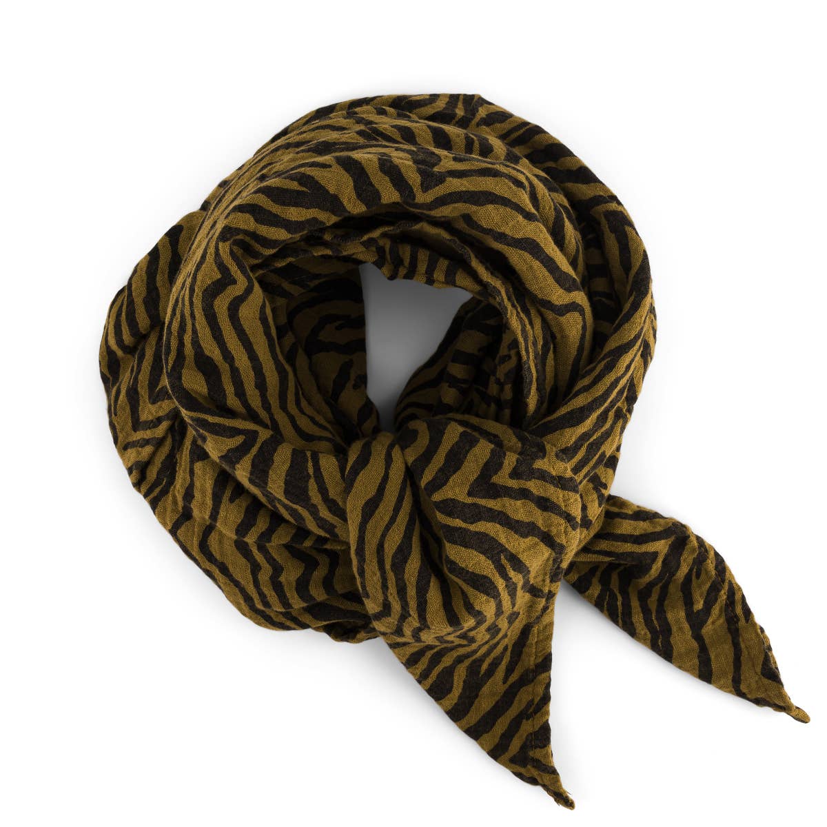 Kleines Musselin Tuch - Zebra