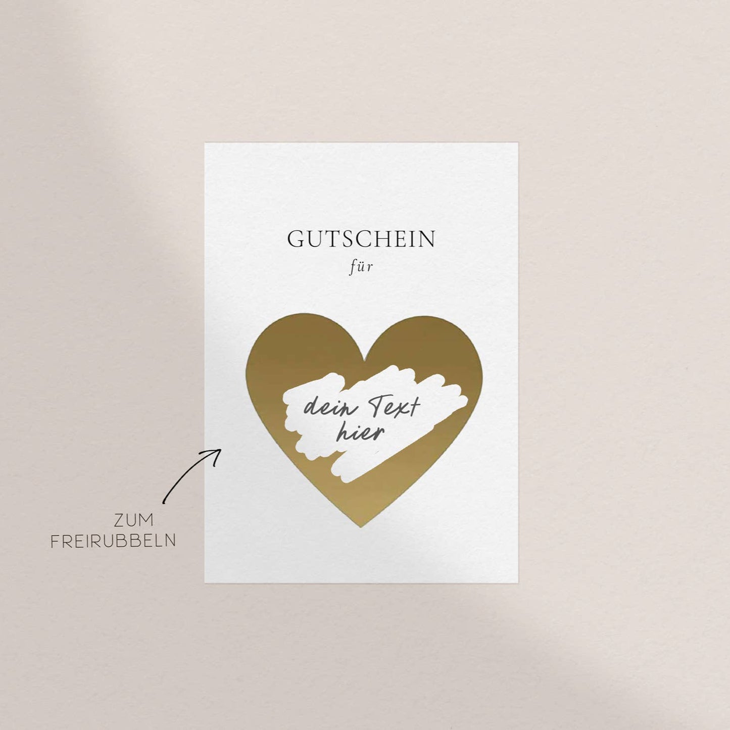 Rubbelkarte - Gutschein