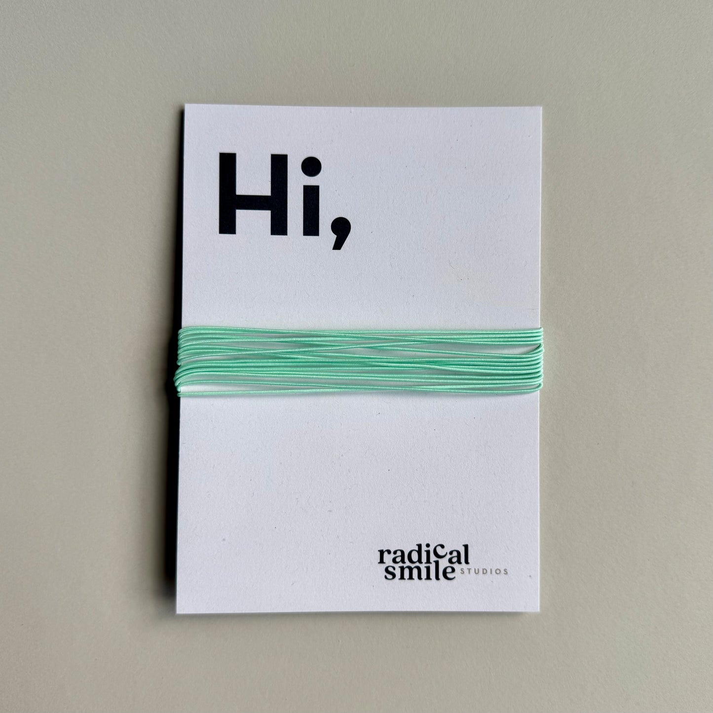 Geschenkband elastic - 1 mm, diverse Farben