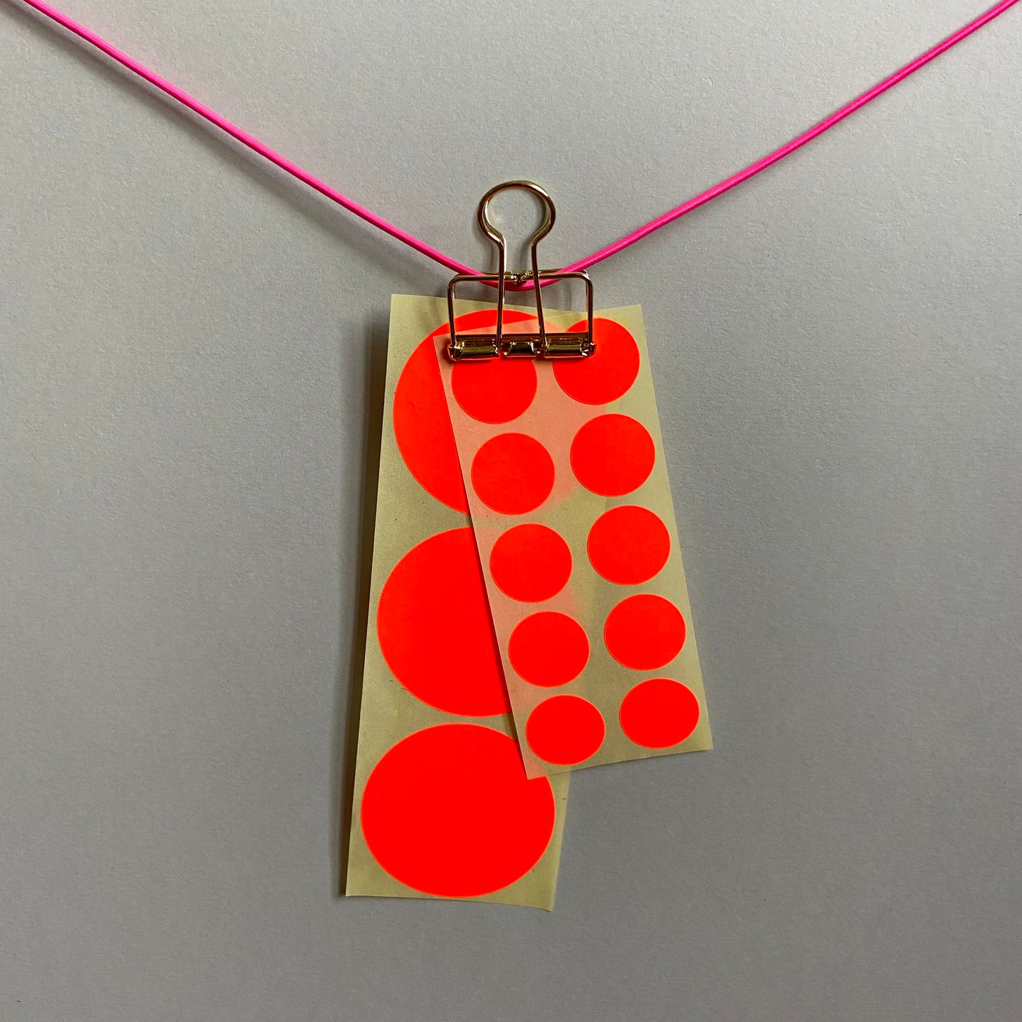Sticker Set - Neon Punkte, diverse Farben