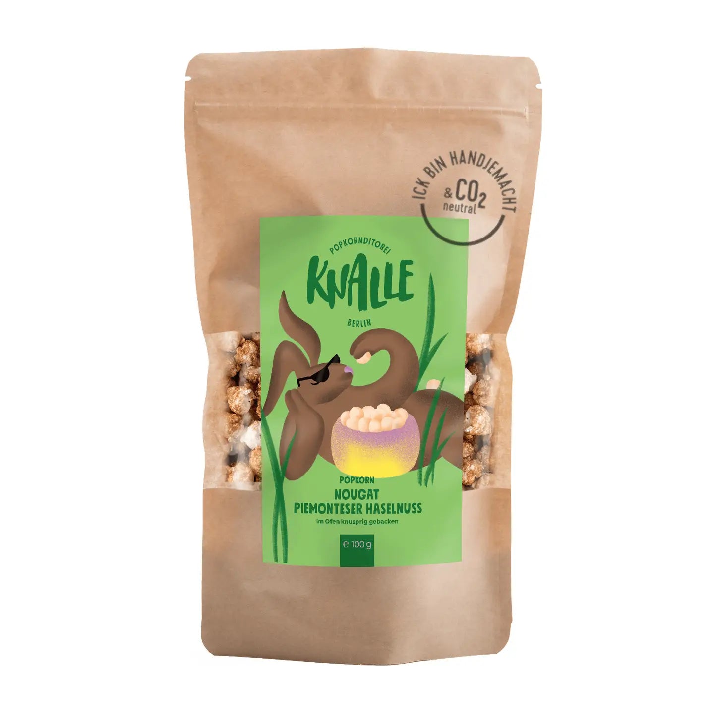Knalle Popcorn - Oster-Design, Nougat Piemonteser Haselnuss
