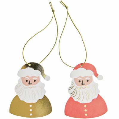Geschenkanhänger, Weihnachtsmänner