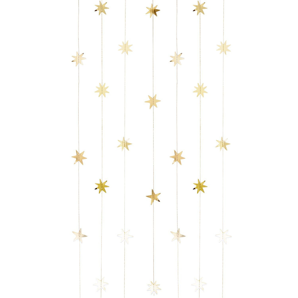Girlande Sterne - gold