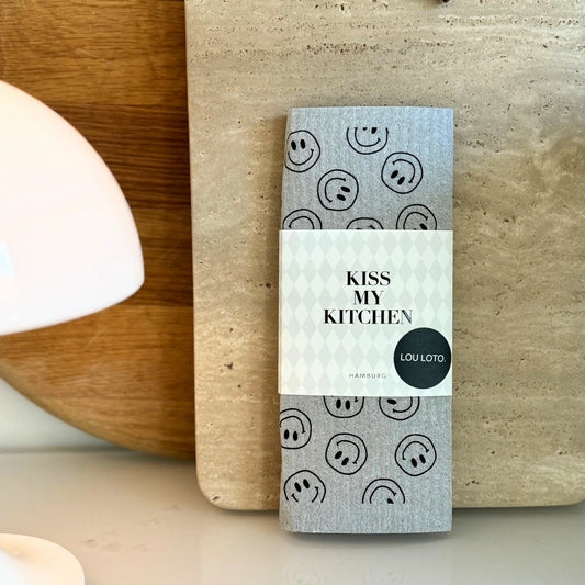 Schwammtuch - Smileys, diverse Farben