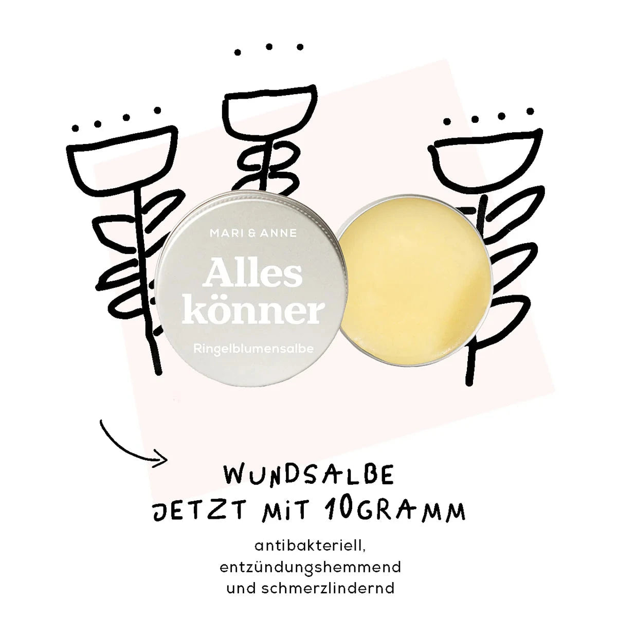 Alleskönner, Ringelblumensalbe - Mari & Anne