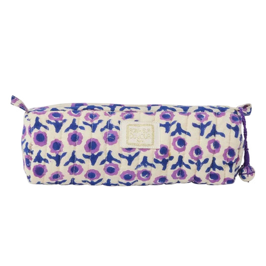 Federmäppchen – Blumen, lila