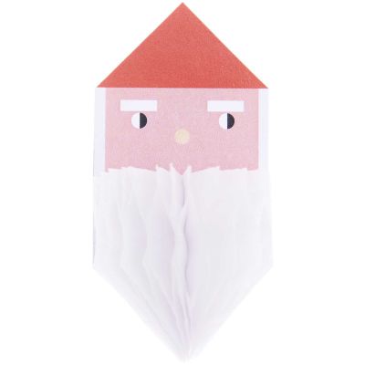 Wabenpapiersticker - Weihnachtsmann
