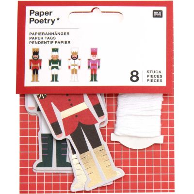 Geschenkanhänger - Set, Nussknacker