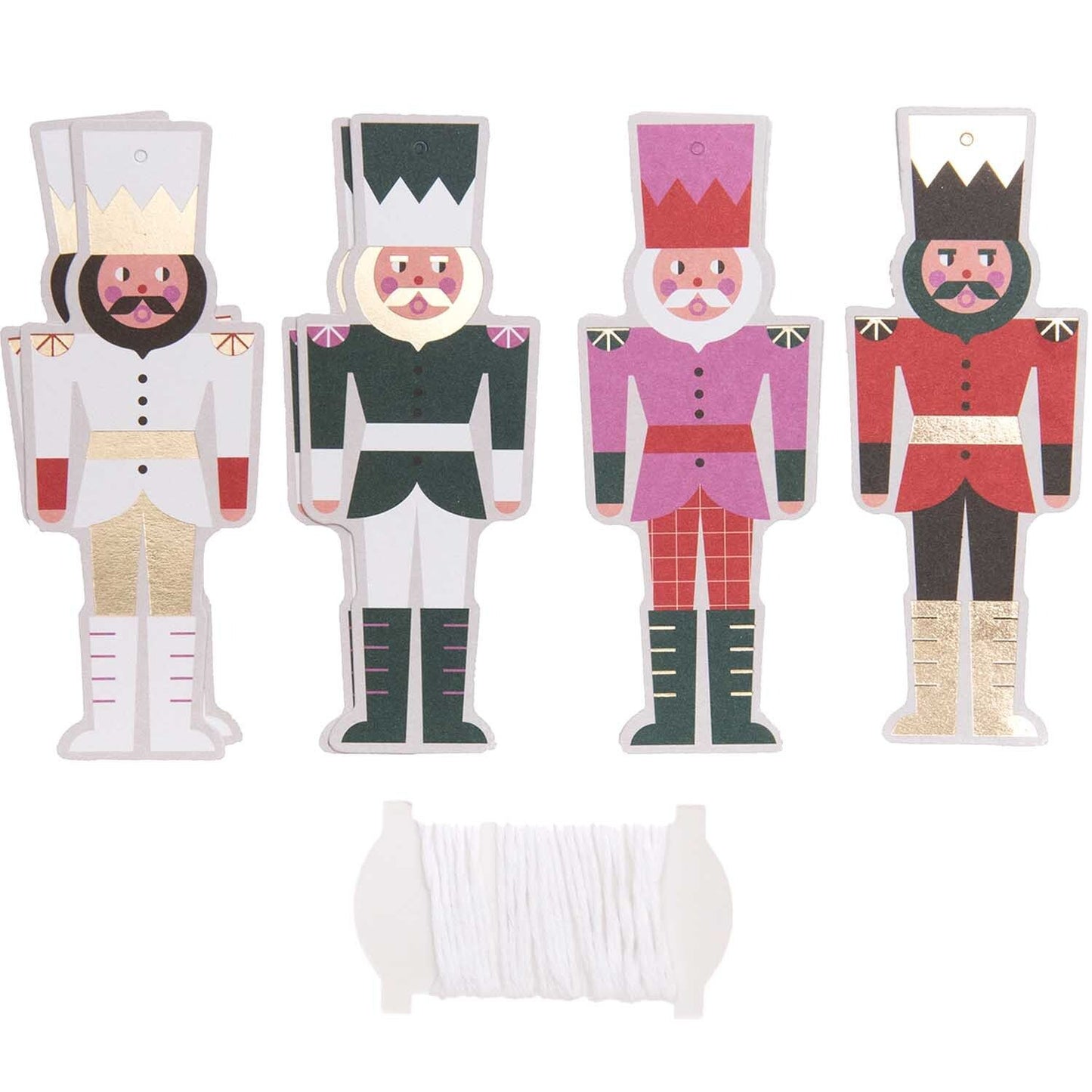 Geschenkanhänger - Set, Nussknacker