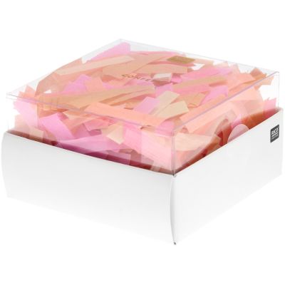 Konfetti-Mix, Krepp, rosa
