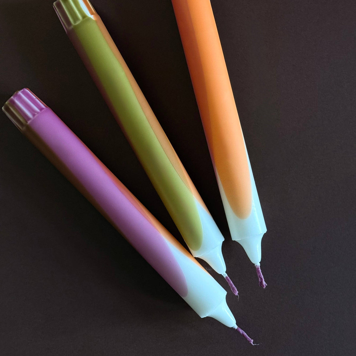 Stabkerzen - DIP DYE, Herbst