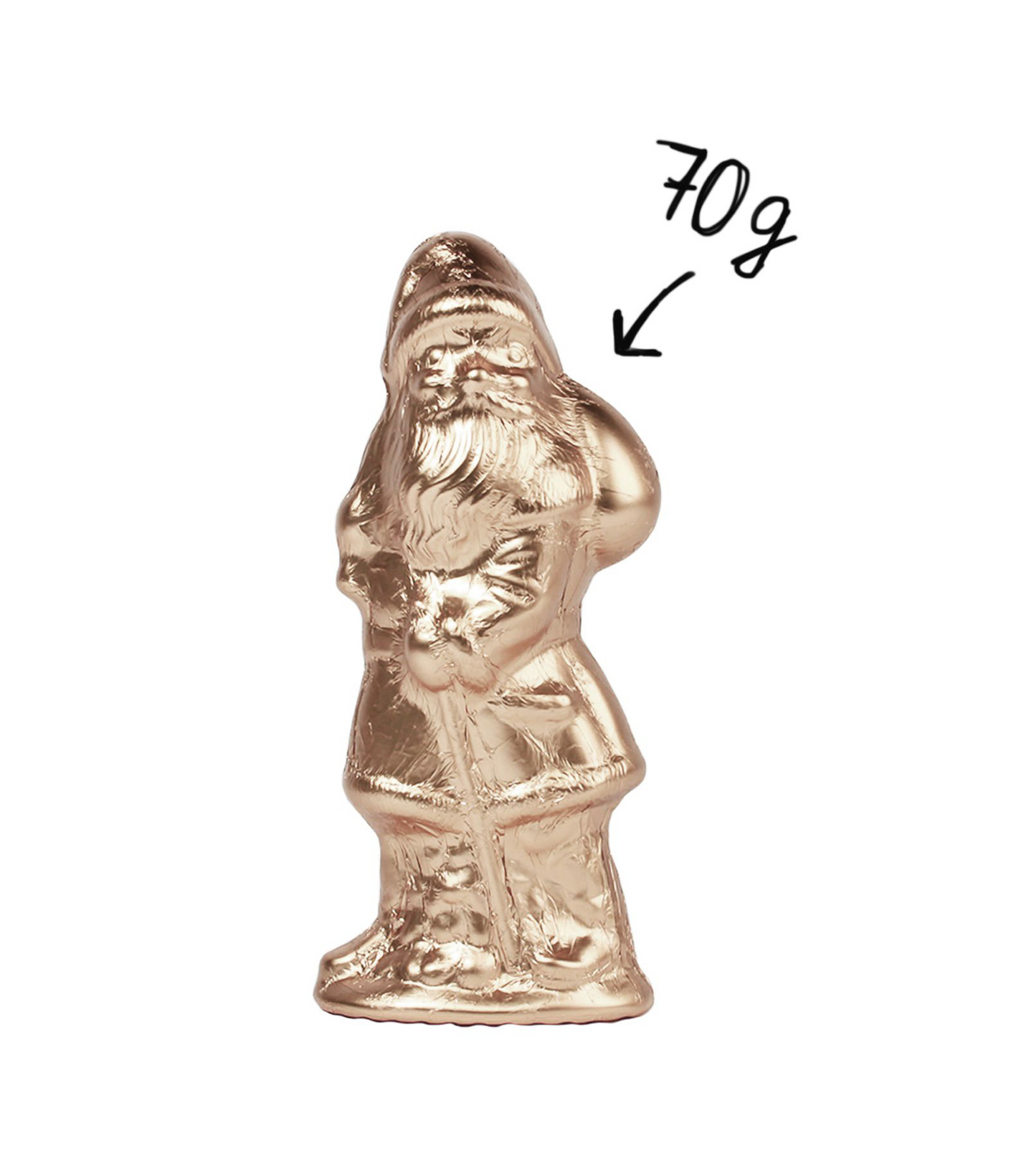 Schoko Weihnachtsmann, diverse Farben