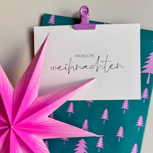 Postkarte Fröhliche Weihnachten