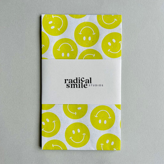 Flatbags - Smileys, lime, diverse Größen