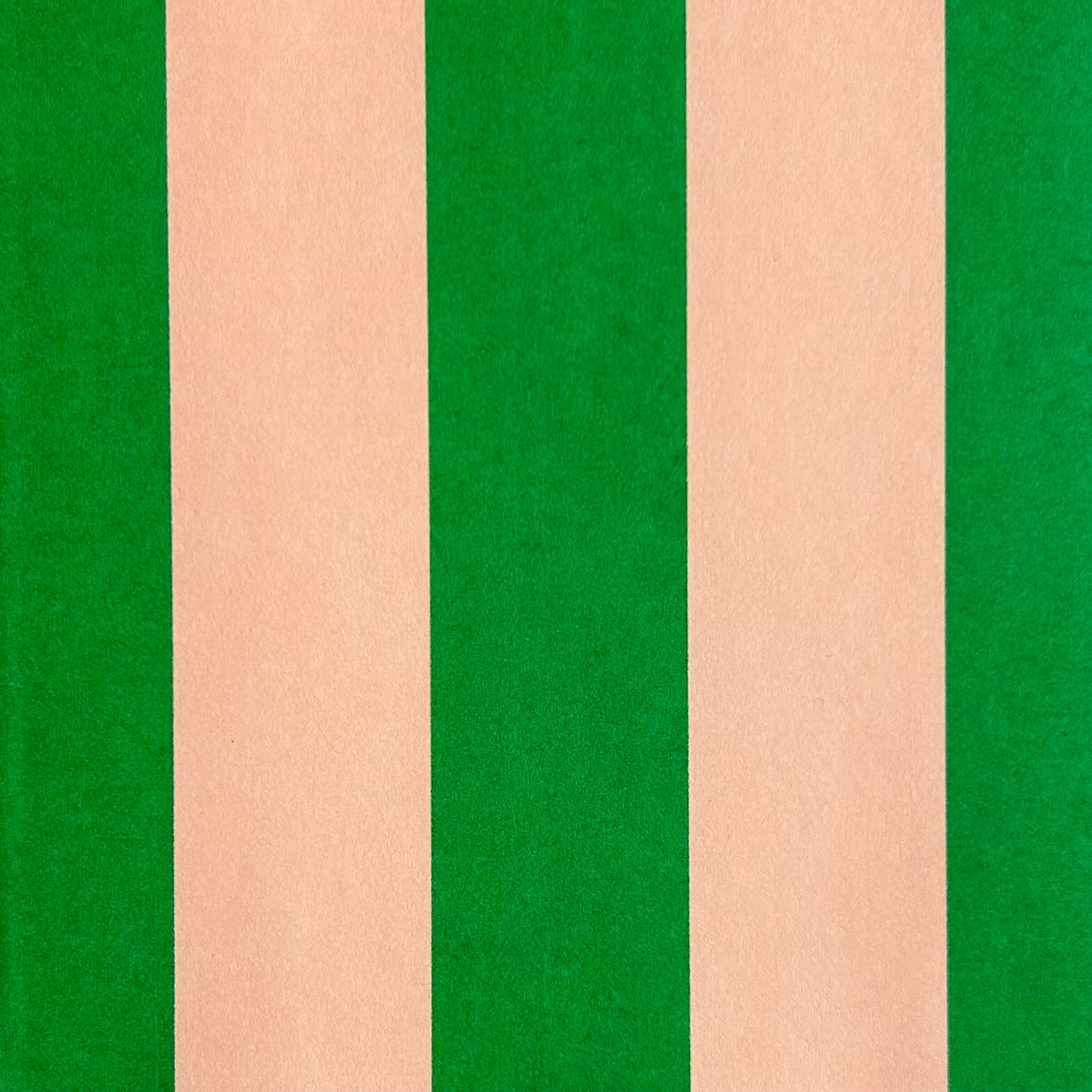 Seidenpapier - Blockstreifen, grün/peach